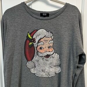 Long sleeve Santa Clause t-shirt